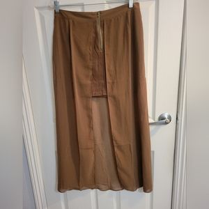 New without Tags Cotton Candy Brown Short skirt size L